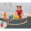 Quarter Round Infant Floor Mirror