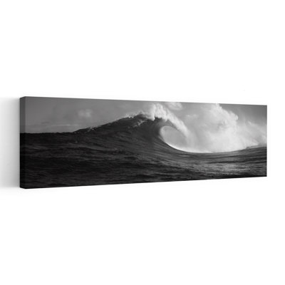 Waves In The Sea Maui Hawaii USA by Dan Merkel - Wrapped Canvas Panoramic Print