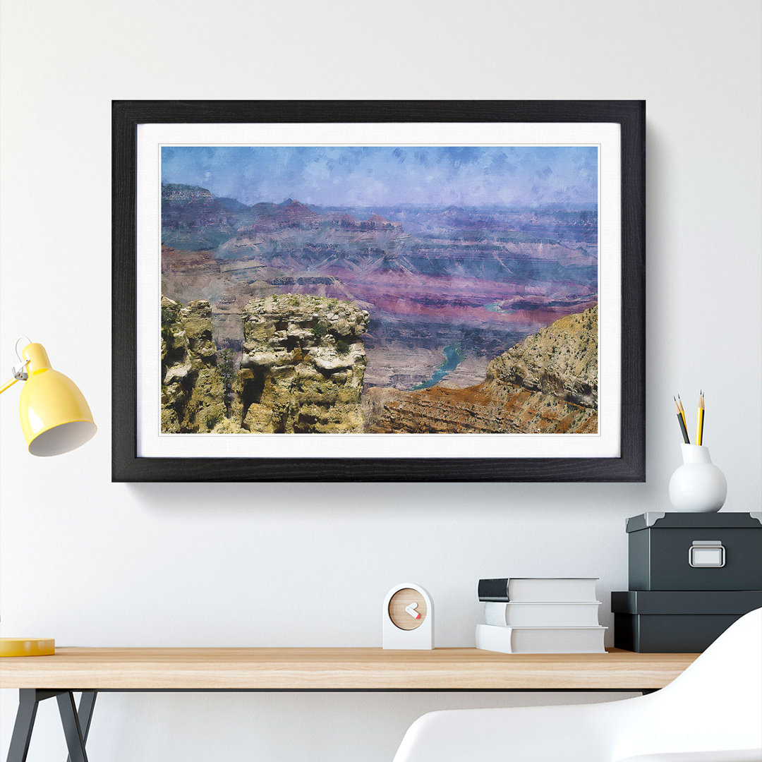 Grand Canyon River View - Picture Frame Painting