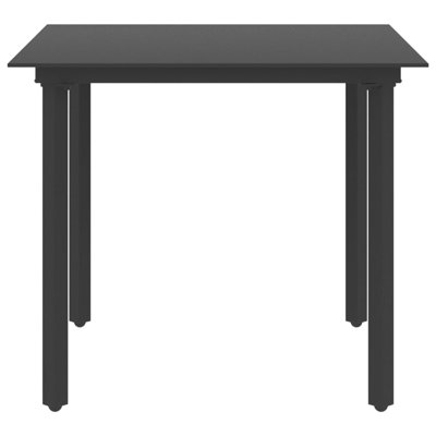 Elion Square Metal Outdoor Dining Table , 2200cm cm W 2200cm cm D