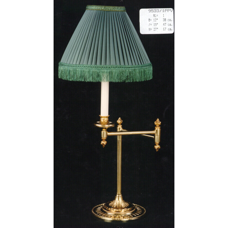 Delafuente Metal Table Lamp, Antique Silver