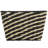  Large Striped Woven Basket In Black-20869742-20869736
