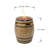 Napa 27" Outdoor Concrete Column Propane Fire Pit 40,000 BTU - Includes Lava Rocks & PVC Cover