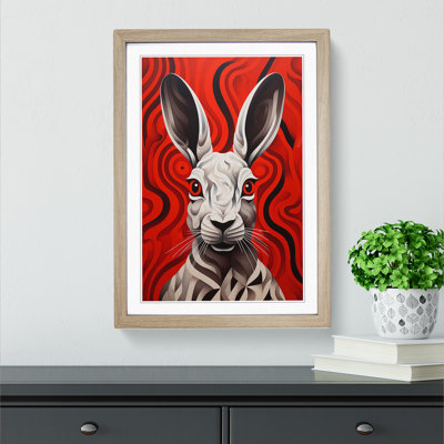 Hare Op No.2 - Framed Print