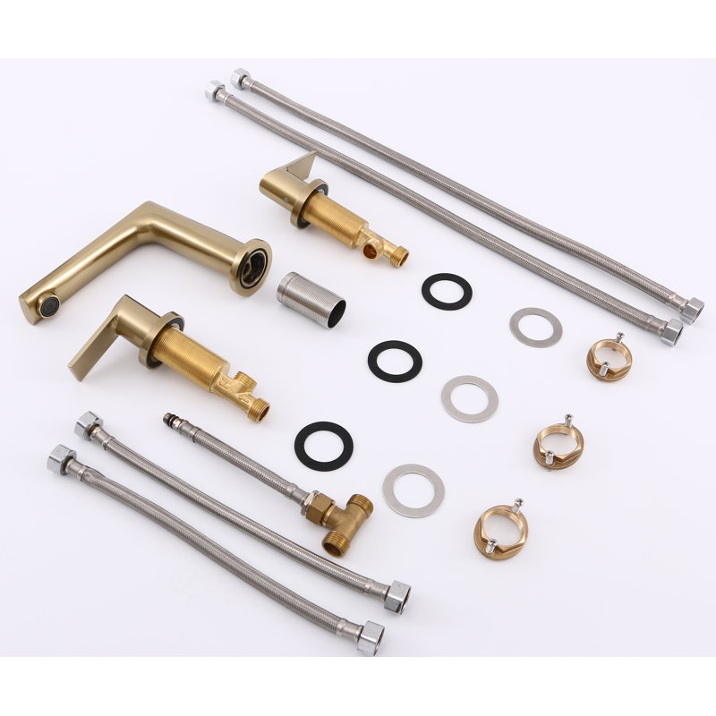 2-handle Bathroom Faucet, Brushed Gold
