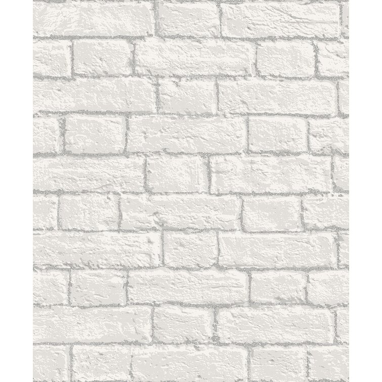 Steelside™ Athena Brick Wallpaper Roll & Reviews - Wayfair Canada