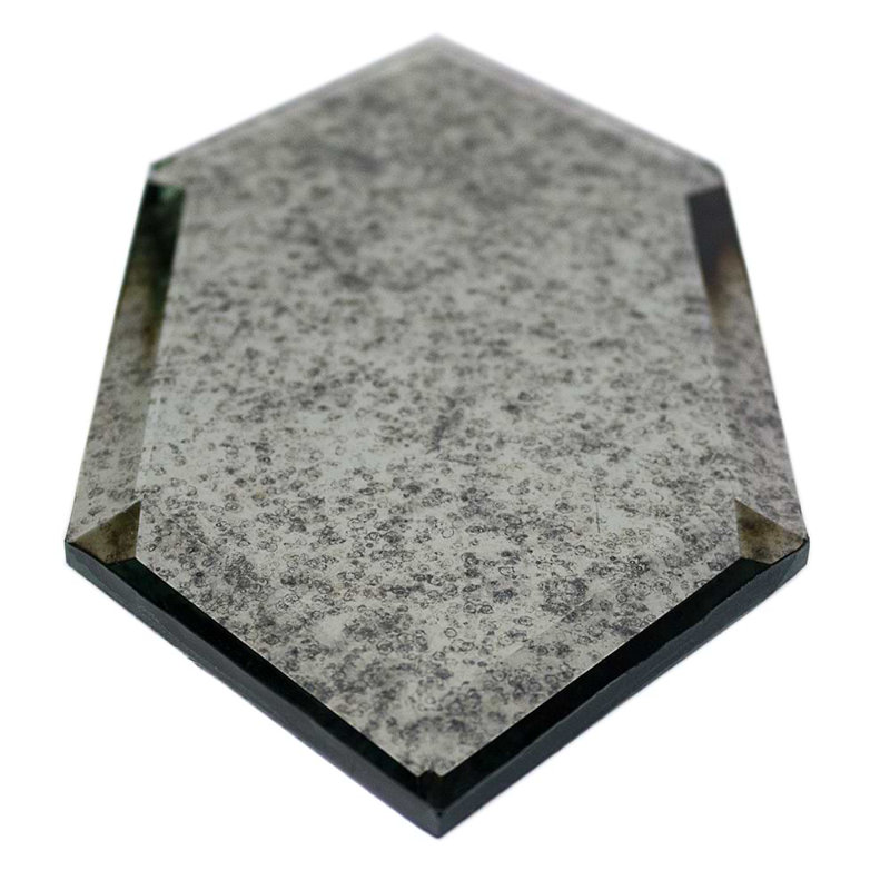 Paris 8x4 Beveled Hexagon Mirror Tile
