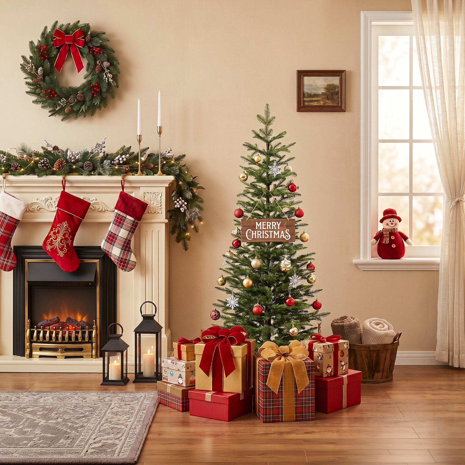 Adcock 6' Pine Christmas Tree, 5ft