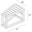 Avion Outdoor Wedge Side Table-652727638