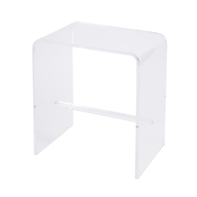 Table d'appoint rectangulaire en acrylique l 20 po Clinesha