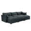 Canapé modulaire modulaire avec rangement et repose-pieds-673707317