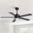 Beil 52/65 inch Large Modern Ceiling Fan with Light Kit and Remote Control, 3 LED Colors, 6 Speed Noiseless DC Motor, 5 Plywood Blades, for Indoor/Covered Outdoor Use-737384909-673680667-673680664