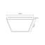 Quadro Plastic LED Flush Mount-98627368-98627366