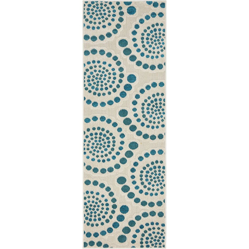 Tapis de véranda d'extérieur couleur tourbillon, Tapis de couloir 2 pi x 6 pi