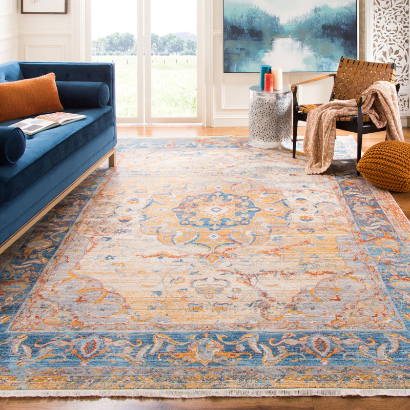 Johnsville Vintage Persian Performance Oriental Rug, Rectangle 9' x 11'7"