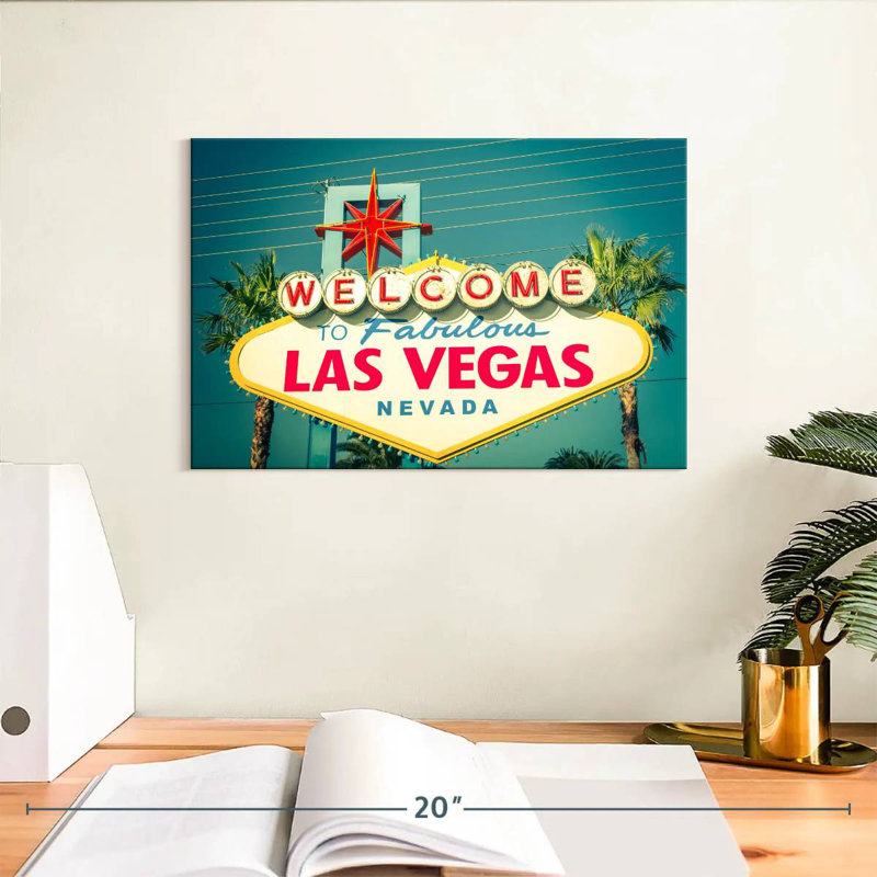 Panneau de bienvenue Vanna Las Vegas, H 8 po x l 12 po