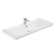 WS Bath Collections Luxury 18.1'' White Ceramic Rectangular Bathroom Sink with Overflow