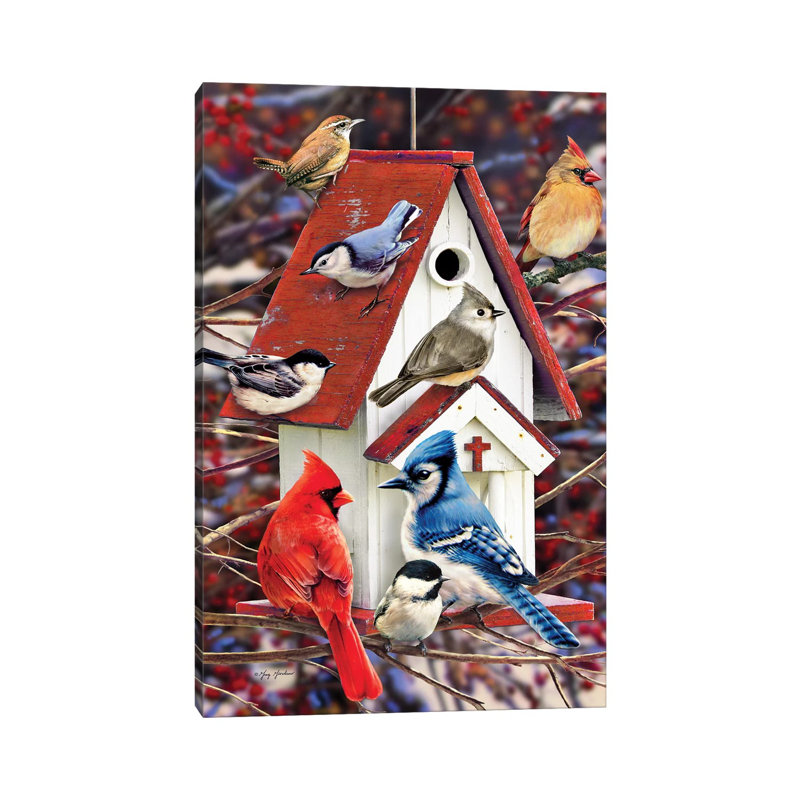 Church Birdhouse by Greg & Company - Wrapped Canvas Print, 30.48 cm H x 45.72 cm W