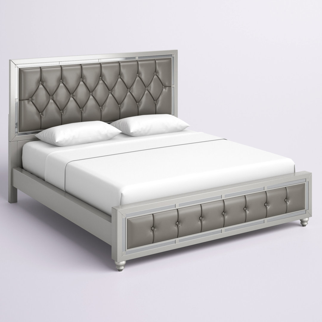 Byers Tufted Low Profile Standard Bed Etta Avenue™ 