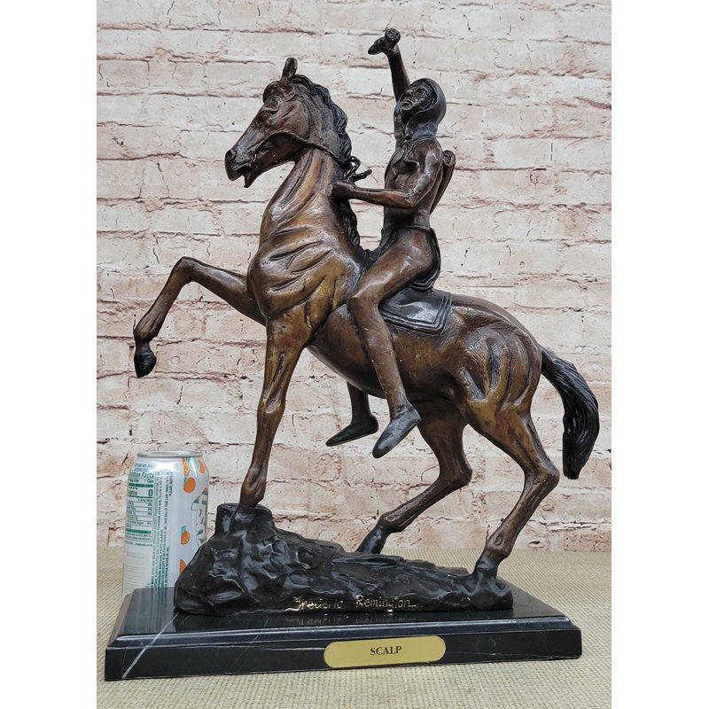 Figurine de cuir chevelu Frederic Remington