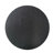 Sara Round Side End Table, 20 Inch Solid Mango Wood Top In Matte Black With Curved Legs
