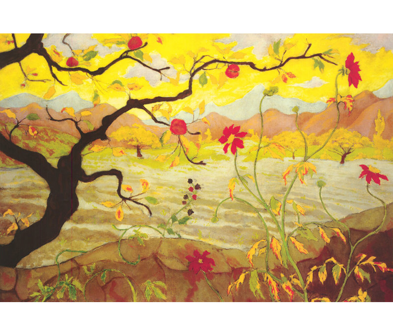 Apple Tree with Red Fruit IMP-ST5082, 12'' H x 18'' W