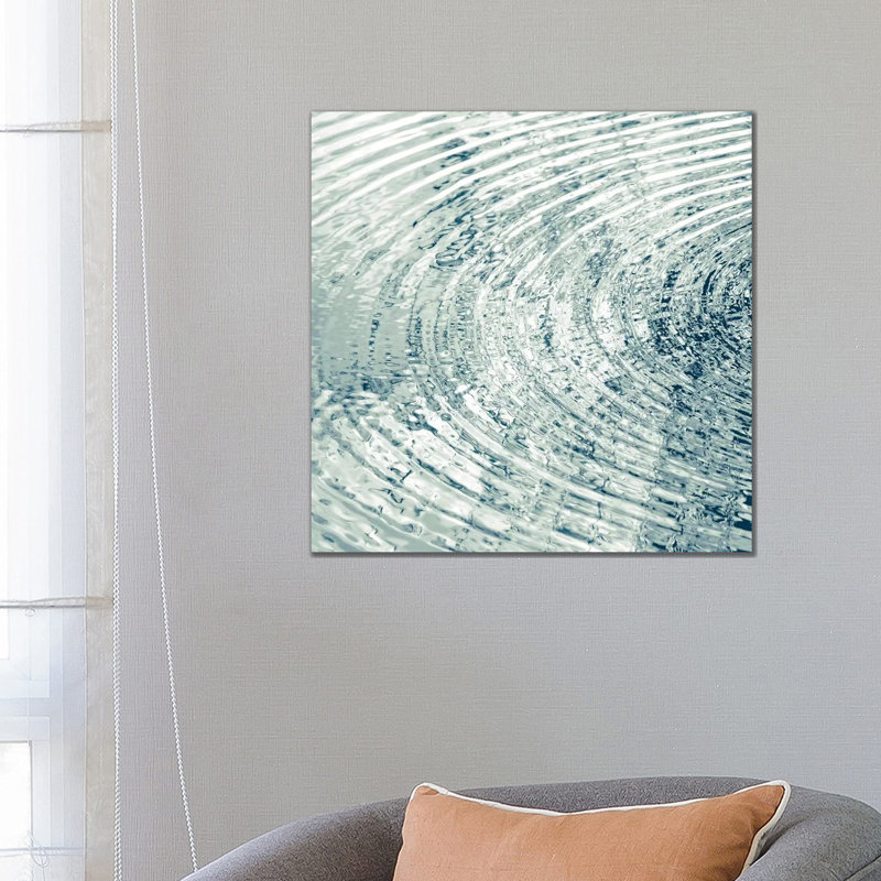 Ripples Aqua I by Maggie Olsen - Wrapped Canvas Print, 66.04 cm H x 66.04 cm W x 1.91 cm D