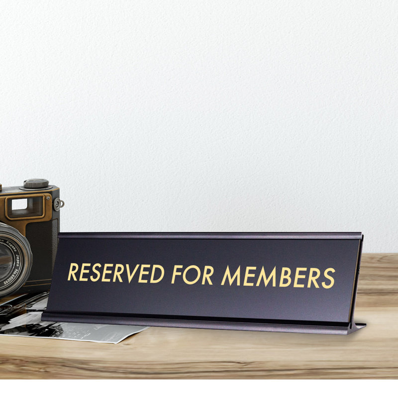 Desk Sign