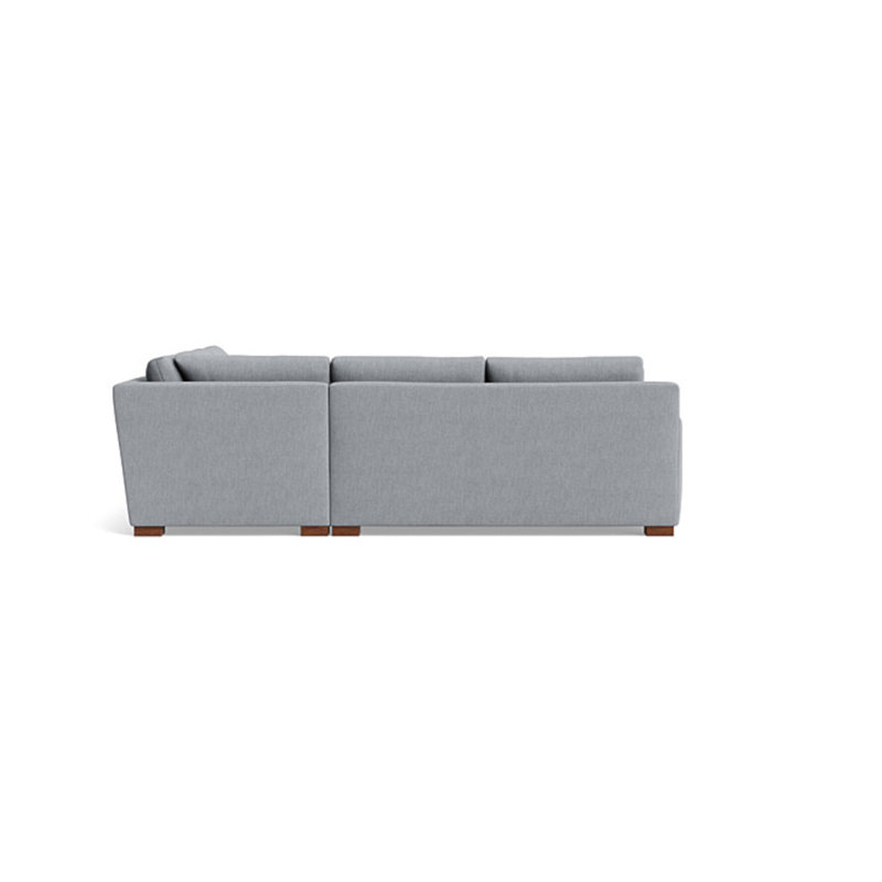 Catalina Sectional, Performance Weave - Zinc, Right Hand Facing