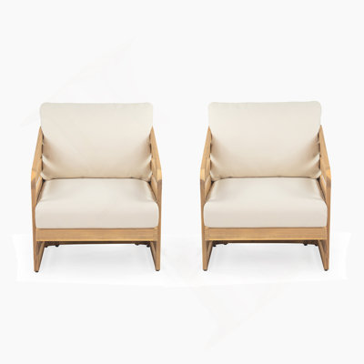 Ensemble de 2 fauteuils club d'extérieur