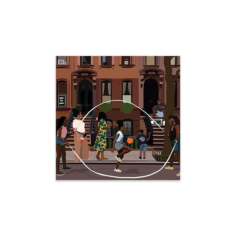 «Juneteenth» par Artpce, impression sans cadre, H 24 po x l 24 po x P 0,25 po