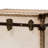 Jiahao Baxton Studio Calidore Vintage Silver Metal 2-Drawer End Table
