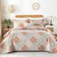 Ensemble de courtepointe réversible à motif floral 3 pièces 3 pièces-122256884-122256885