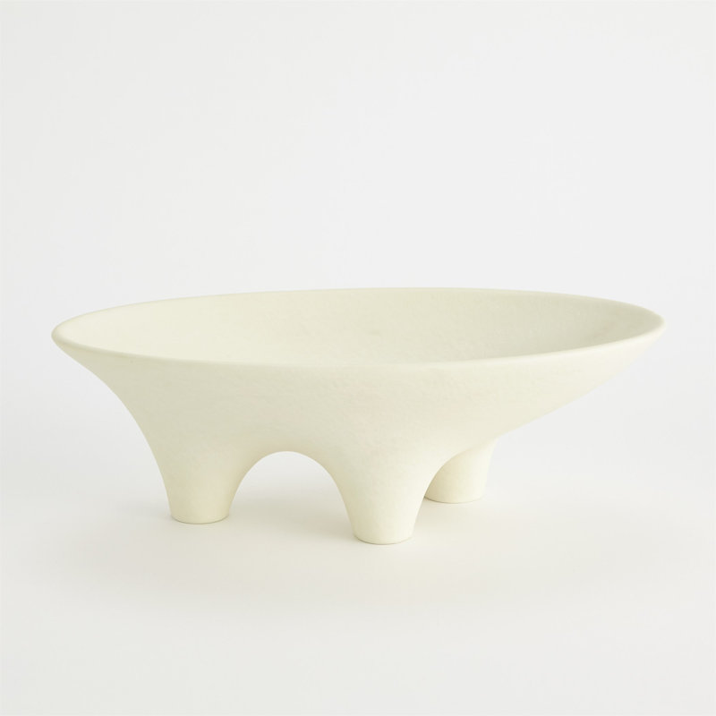 Opus Triple Leg Bowl-Ivory