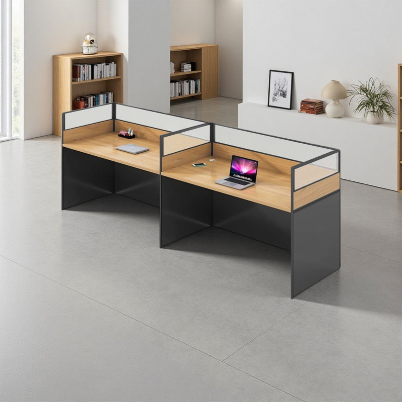 Bureau rectangulaire pour 2 personnes, H 43,3 po x l 94,88 po x P 23,62 po