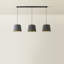 3 - Light Matte Black Pendant-770725138