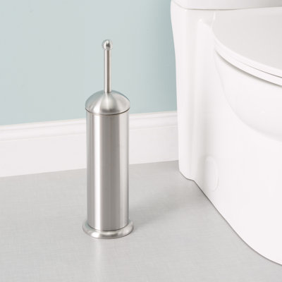 Home Basics Metal Toilet Brush And Holder