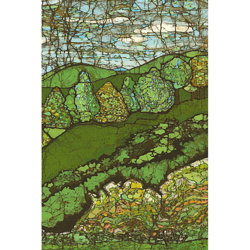 Landscape II by Andrea Davis - Wrapped Canvas Print, 46cm H x 30cm W 