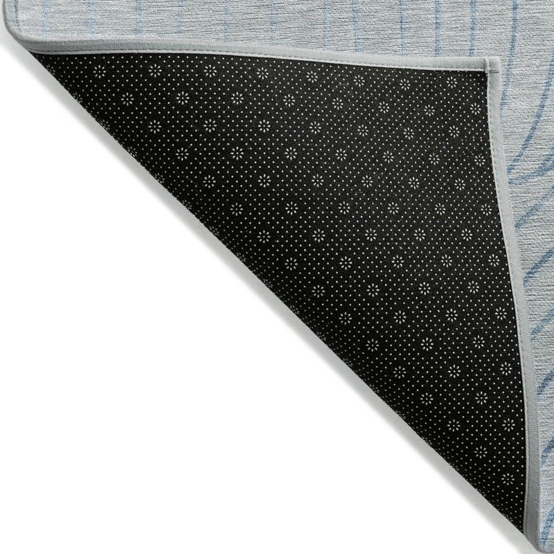 Tapis intérieur / extérieur lavable à la machine Sky Xhevrie, Rectangle 2 pi 6 po x 3 pi 10 po