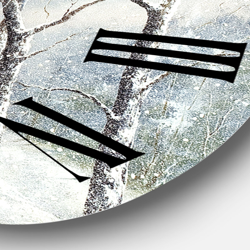Winter and Summer United - Horloge murale Country, Surdimensionné