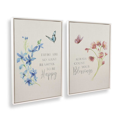 Blessings Bloom Softly, Set of 2 Prints