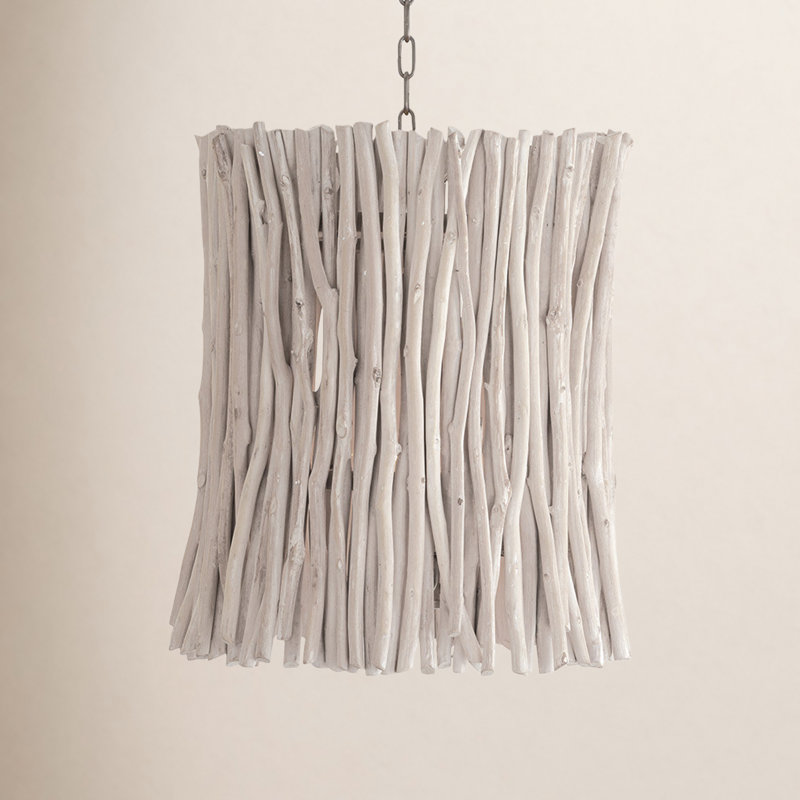 Altura 4 - Light White Washed Unique/Statement Pendant
