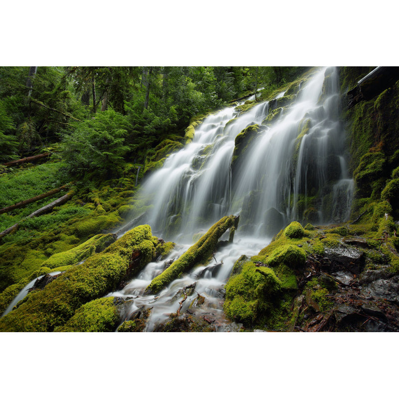 Proxy Falls, Oregon by Estivillml - Wrapped Canvas Print, 51cm H x 76cm W x 3.8cm D
