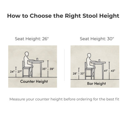 Swivel Upholstered Counter Stool With Wood Frame