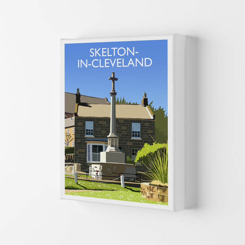 Skelton-in-Cleveland Portrait by Richard O'Neill - Print, Wrapped Canvas, 40cm H x 30cm W x 4cm D