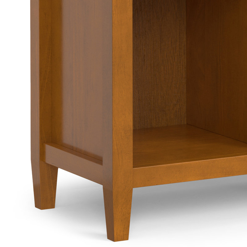 Light Golden Brown Solid Wood 9-Cube Storage Unit