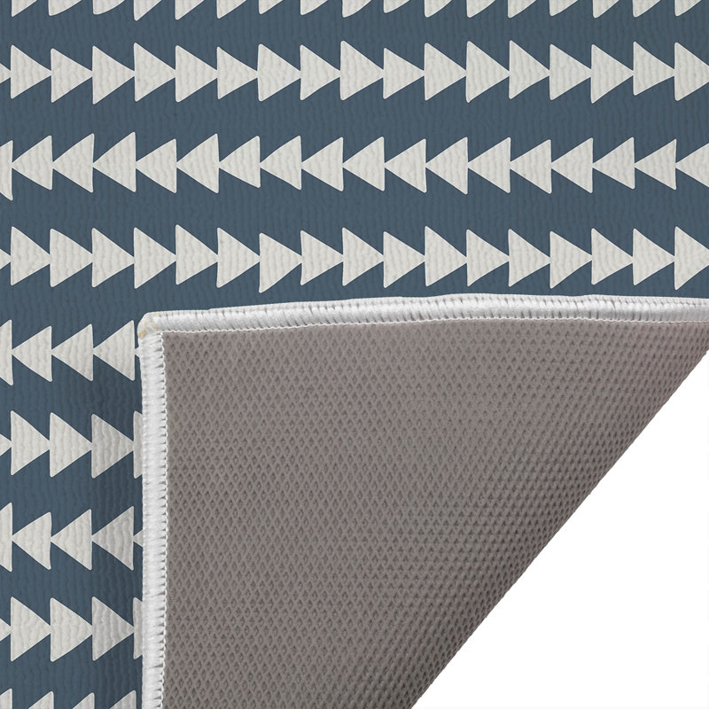 Paillasson Tribal, Bleu, L 21 po x L 34 po