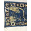 Antique Floral Chinese Crane Design Wool Hand Knotted Scatter Rug