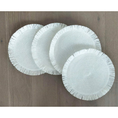 Almehdi Polypropylene Solid Colour Round Placemat
