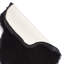 Lehi area rug Table Tufted Sheepskin Black-676803626